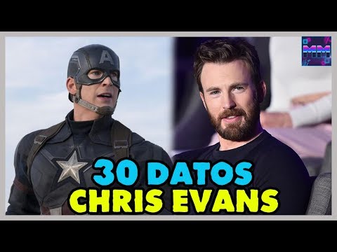 30 Datos Que NO Conocías de "CHRIS EVANS" (Capitán América) Curiosidades y Anécdotas de Avengers