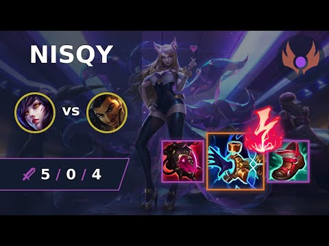[ Nisqy ] Ahri MID vs Akshan | EUW MASTER | LOL Season 2024