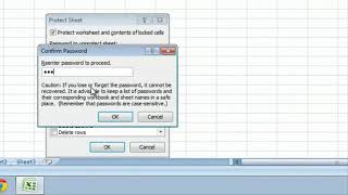 How to Protect Excel in Windows 7