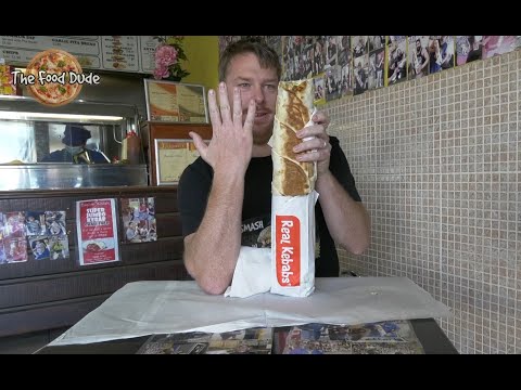 HUGE half Metre Donor Kebab at Bayside Kebabs QLD