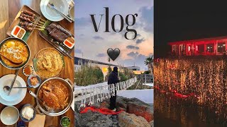 주말 기록 vlog | 환승연애3 정주행 | 낙화놀이 | 연돈보다 예약하기 힘든 제주도 식당 | 호커센터 후기&예약팁 | 환승연애3 촬영 카페 | 플로웨이브 | 한라산 설산 등산