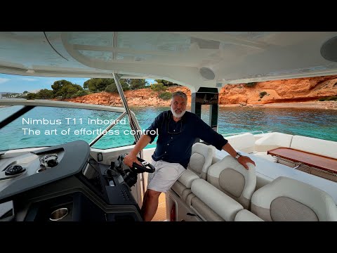 Nimbus T11 Innenbord-Rundgang | Volvo Penta Joystick-Steuerung und Andockhilfe