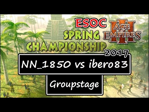 [AoE3] ESOC Spring Tournament — Groupstage: NN_1850 vs ibero83