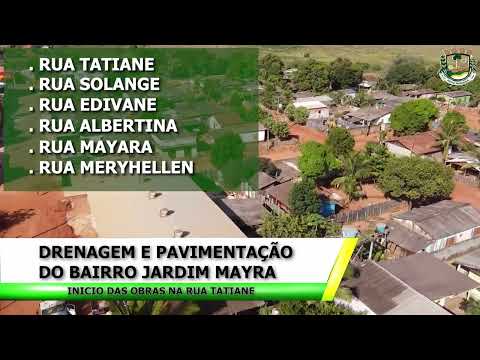 Confira a lista dos bairros e ruas a receberem drenagem e pavimentação.