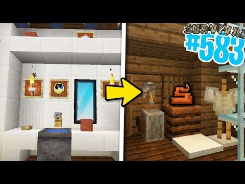 CREARE UN BAGNO CON I BLOCCHI 1.14 - Minecraft ITA - Survival 1.14 #583