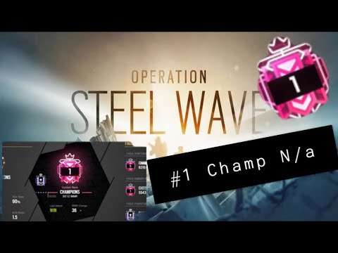 How I Hit Champion In Steel Wave - Ranked Highlights - Rainbow Six Seige... #Faze5