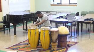 Atelier de percussions - Moïse Yawo Matey