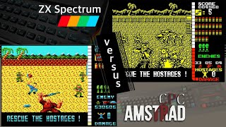 ZX Spectrum vs. Amstrad CPC - 8 games from 1988