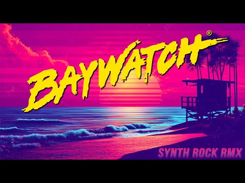 Baywatch Theme Music (SYNTHWAVE ROCK AI Cover)