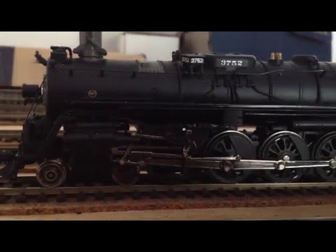 AT&SF 4-8-4 Broadway Limited - TCS WoW Steam - Fire box flicker and cab light
