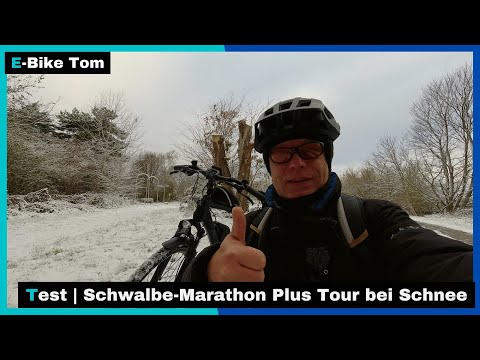 Wintertest: Schwalbe Marathon Plus Tour – So schlägt sich der Reifen im Schnee