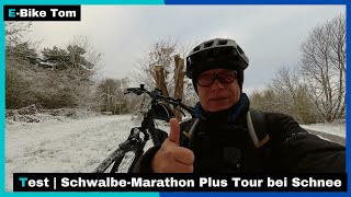 Wintertest: Schwalbe Marathon Plus Tour – So schlägt sich der Reifen im Schnee