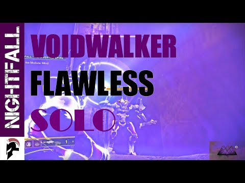 Destiny 2 - Flawless Solo Nightfall - The inverted Spire - Voidwalker (W/Commentary)