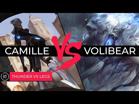 Camille Top Lane VS Volibear Gameplay Grasp skill tree! S11