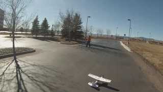 RC Plane Ares Gamma 370 First Flight