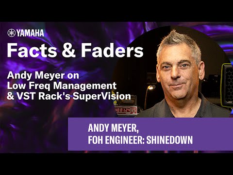 Facts & Faders - Andy Meyer on Low Freq Management & VST Rack's SuperVision - RIVAGE PM Interview