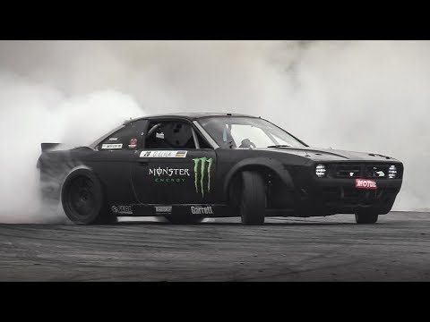 GREAT Sounding Turbo Nissan VK56 V8 Engine on a Rocket Bunny Silvia S14 "Boss"!
