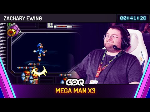 Mega Man X3 by Zachary Ewing in 41:28 - Awesome Games Done Quick 2025