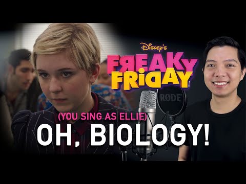 Oh, Biology (Adam Part Only - Karaoke) - Freaky Friday The Musical (One Act Version)