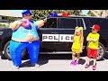 Diana and Roma learn good habits by playing police Diana and Roma learn good habits by playing police
