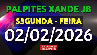 PALPITE DIA 02/02/2026 | JOGO DO BICHO TODAS AS LOTERIAS 