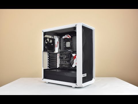 Fractal Design Fraktalų dizainas | Meshify 2 Lite TG Clear | Šoninis langas | Baltas | E-ATX | Įtrauktas maitinimo šaltinis Nr. | ATX video