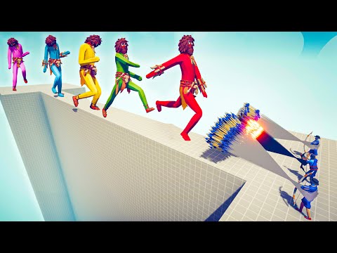 TRIBAL UNITS COLOR PACK vs 3x EVERY UNIT - Totally Accurate Battle Simulator TABS