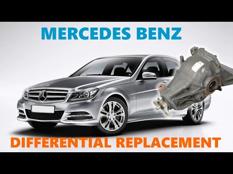 HOW TO REPLACE MERCEDES BENZ REAR DIFFERENTIAL C300 2007 - 2015 #mercedes #differential #replacement
