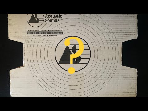 Vinyl Unboxing from Acoustic Sounds