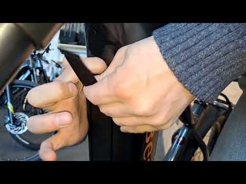 BESV sähköpyörät akun kiinnitys ja irroitus