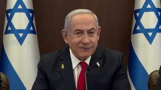 ראש הממשלה בנימין נתניהו בפתח ישיבת הממשלה: אפשר לראות איך נראה נמל חודידה כדי להבין...