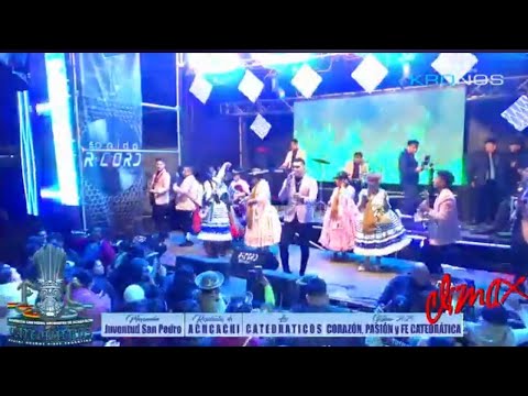 En Vivo Grupo CLIMAX Fraternidad Los CATEDRATICOS Residentes de Achacachi 2025