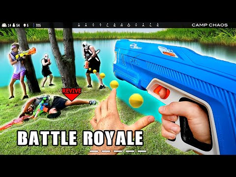 We LOOT up for the NERF WAR | SPYRA BLASTER BATTLE ROYALE! - Part 2