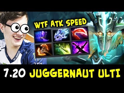 WTF Attack Speed 7.20 Juggernaut — MIRACLE vs GH