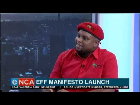 Floyd Shivambu on EFF's manifesto launch