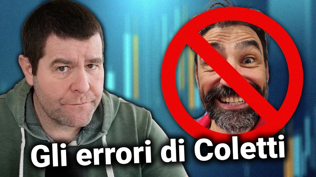 Coletti si sbaglia, ecco perché.