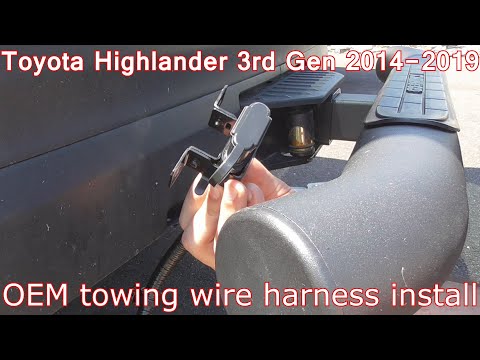 Toyota Highlander OEM Towing Wire Harness Install - 3rd Gen (2014-2019)