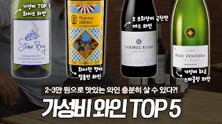 2-3만원 대 추천 와인🍷자타공인 '와잘알' 비밀이야 선정 가성비 와인 TOP5와 인생 와인들을 소개합니다!