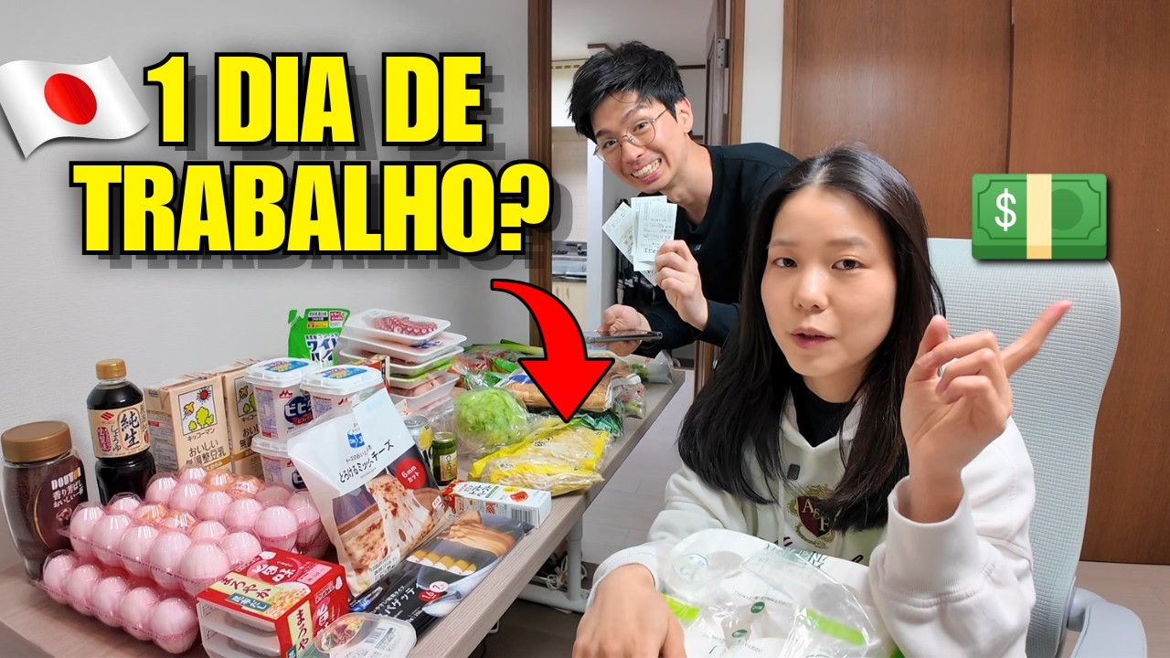 Quanto custa a compra da semana no Japão em 2026? 😳 (casal)