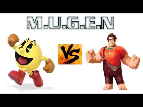 MBTG MUGEN: Pac-Man vs. Wreck-It Ralph (AI Match)