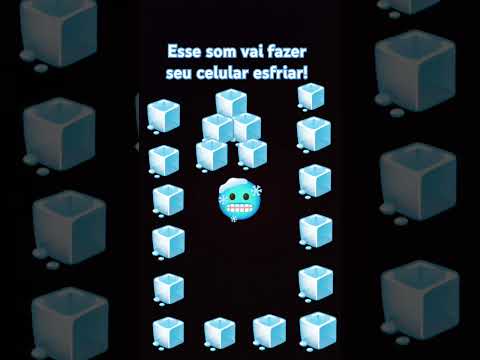 Esse som vai fazer seu celular esfriar🥶#gelo#som#frio#celular