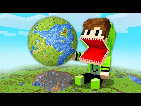 ¡Me COMÍ el MUNDO ENTERO de mi amigo en MINECRAFT!