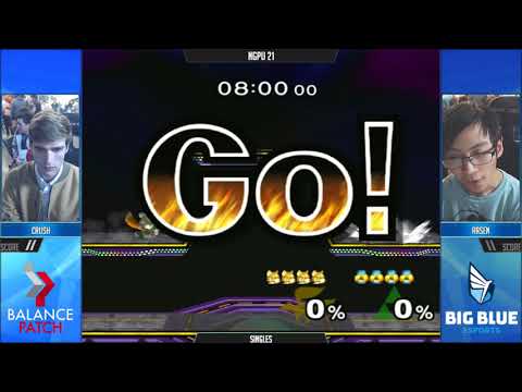 NGPU 22 SSBM - Crush (Fox) vs. Rasen (Sheik) - Melee WQF
