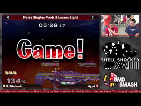 SS18 - DJ Nintendo (Fox) vs Aglet (Puff) Melee Singles