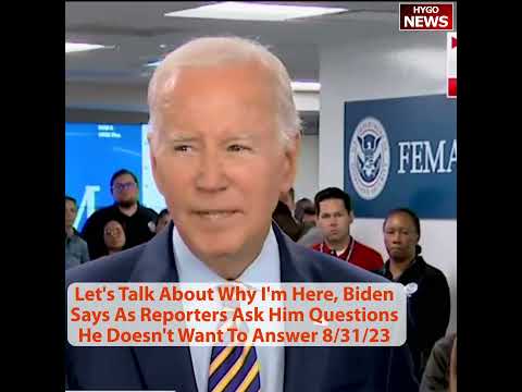 Biden On Hurricane Idalia Disaster Jokes, Doesn't Want To Answer, Gets Lost After Delivering Remarks