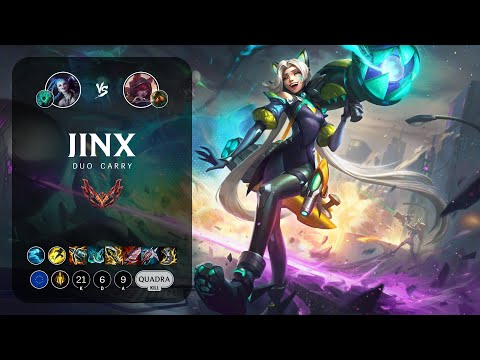 Jinx ADC vs Xayah - EUW Grandmaster Patch 13.16