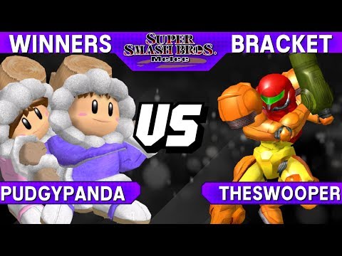 Smash Melee - PudgyPanda (ICs) vs TheSwooper (Samus) - Major Flavor Winners Bracket
