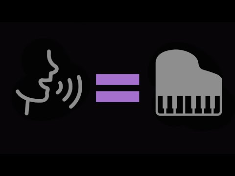 Why Does this Piano Sound Like a Human Voice?