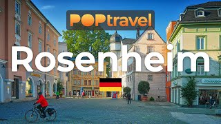 Walking in ROSENHEIM / Germany 🇩🇪 - 4K 60fps (UHD)