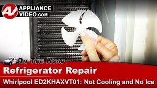 Whirlpool Refrigerator Repair - Not Cooling in Fresh Food Section - Evaporator Fan Motor